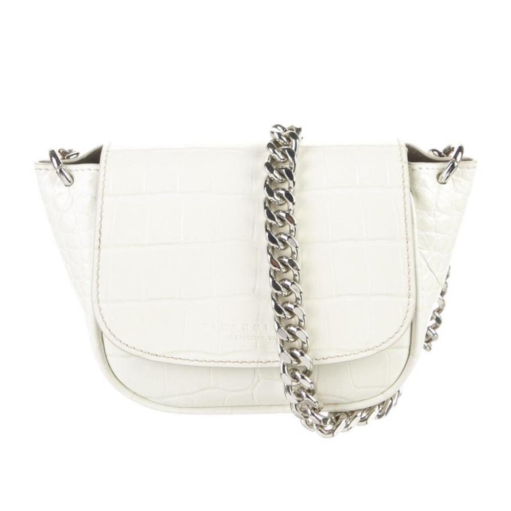 Simon Miller leather embossed crossbody bag